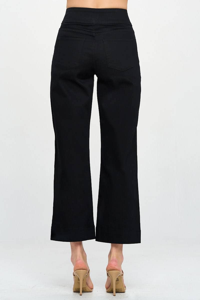 I&M JEAN, INC. – Großhandel Jeans – Damen – I5077HW - Kurz geschnittene Jeans mit weitem Beinschnitt und weitem Bund mit hoher Taille9