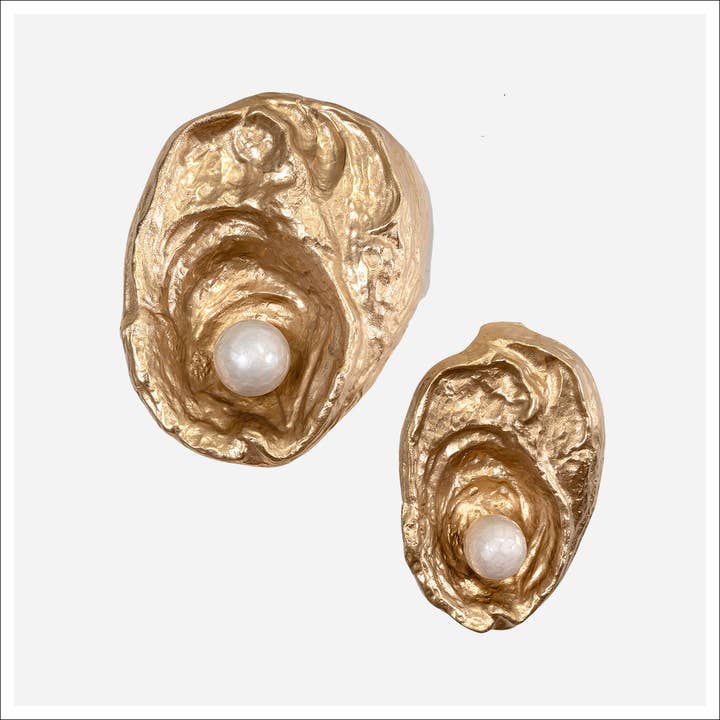 Zulo Gold Wall Decor -Set 2 for wholesale by Kavana Decor by The Import Collection
