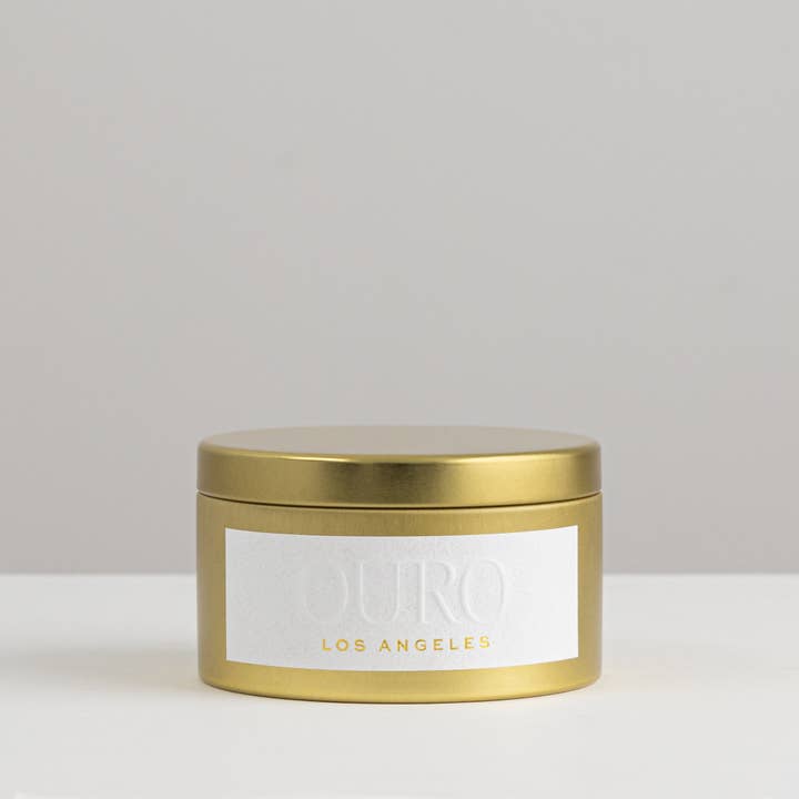 OURO Los Angeles - Wholesale Travel Candles - Innerbloom 5 oz Tin Candle - Orange + Jasmine + Bergamot