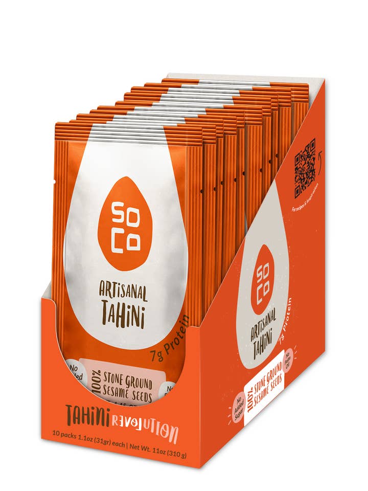 Artisanal Tahini 10 Pack Single Serve for wholesale by Seeds of Collaboration