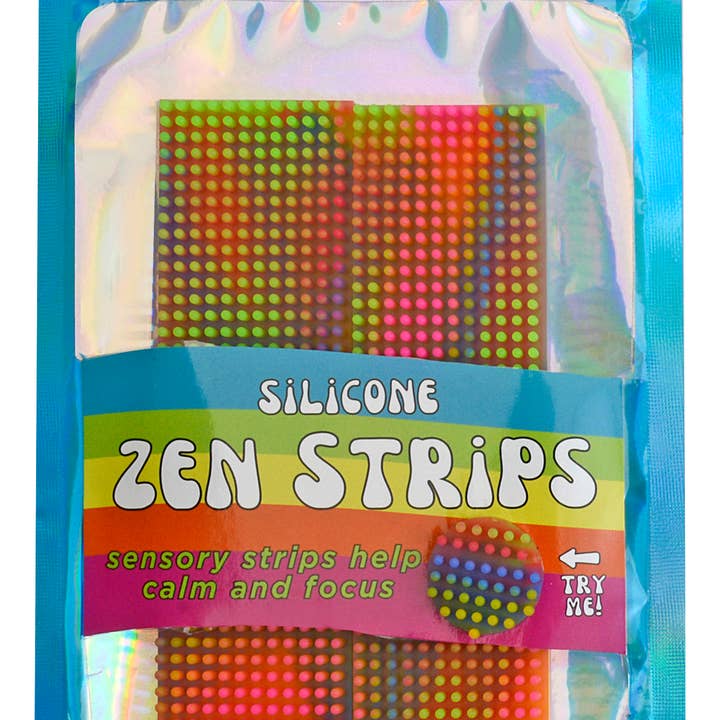 TPG Creations / The Pencil Grip - Wholesale Fidget Toy - Kids - Silicone Zen Strips Multicolor 2 pc. TPG-896