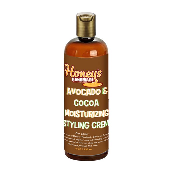 Avocado & Cocoa Moisturizing Styling Cream for wholesale by Honey's Handmade