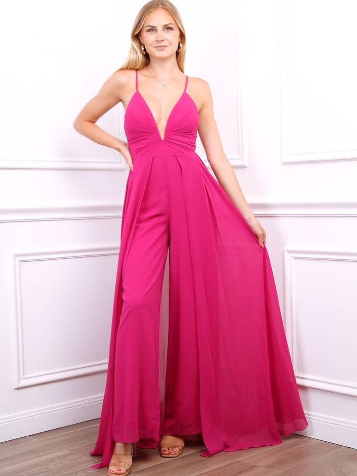 Jumpsuit mit Overskirt 80067 für den Großhandel von Invitadissimas