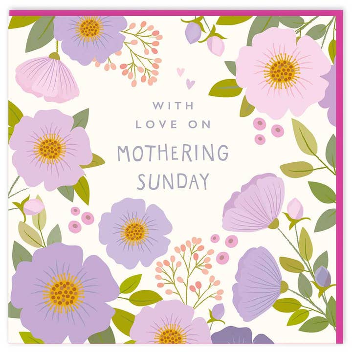 Klara Hawkins - Wholesale Mother’s Day card - Pretty Floral Mothering Sunday Card | Mother's Day Card