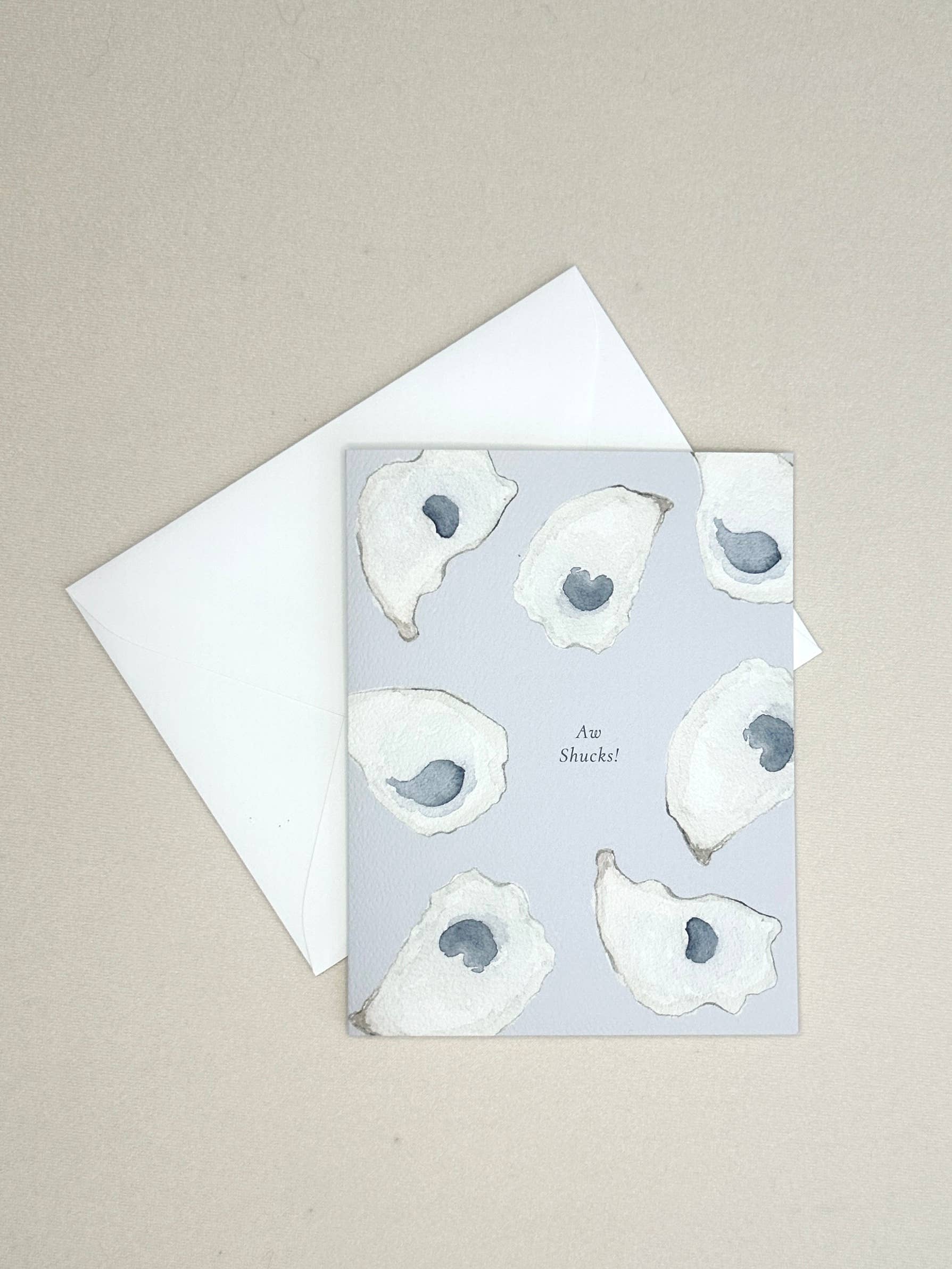 Korynne and Company - Wholesale Everyday Greeting Card - Aw Shucks! Oyster Greeting Card2