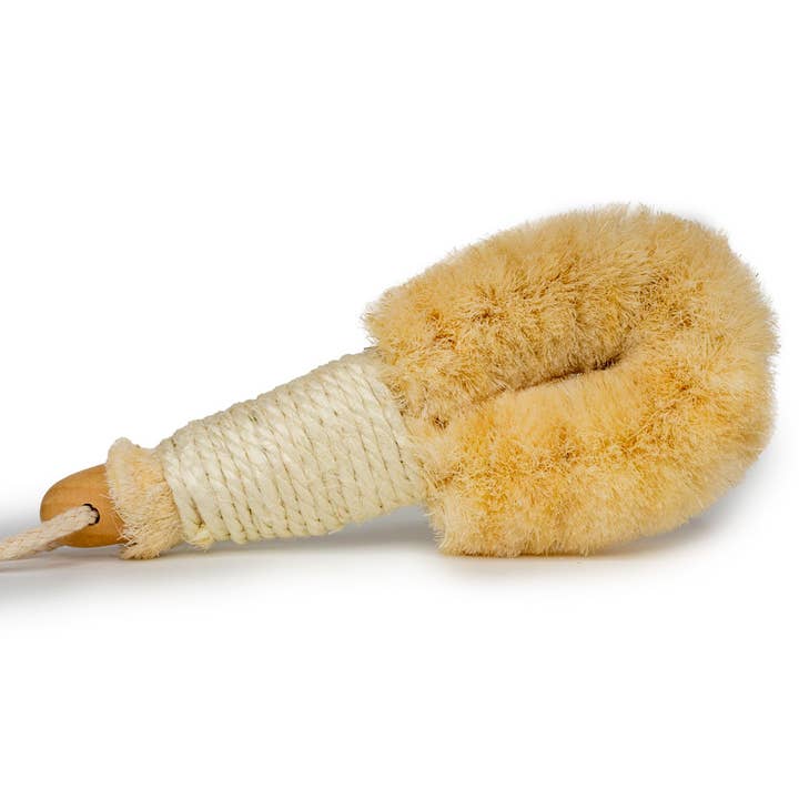 EcoFreax - Wholesale Body Brush - Japanese Style Sisal Dry Body Brush with Rope