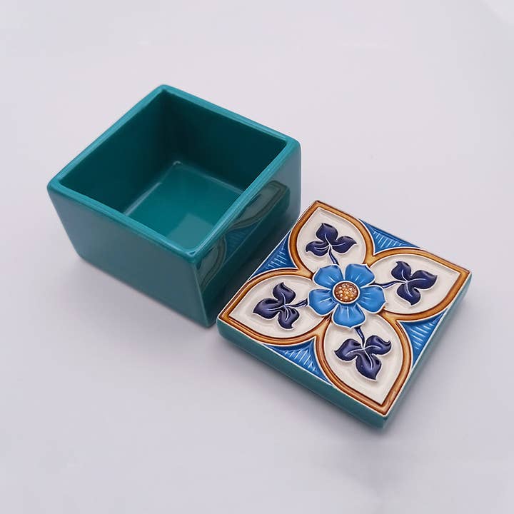 Caixa Cerâmica Ilhas do Pico por atacado de Tejo Shop