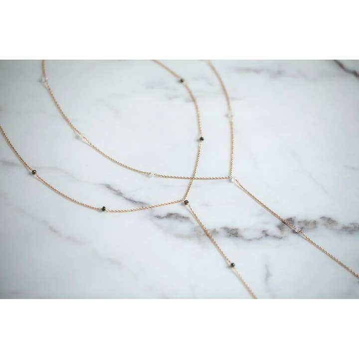 Heather Hawkins - Wholesale Y-Neck/Lariat Necklace - Headsprung Rope Y Necklace - 14K Gold-Filled2