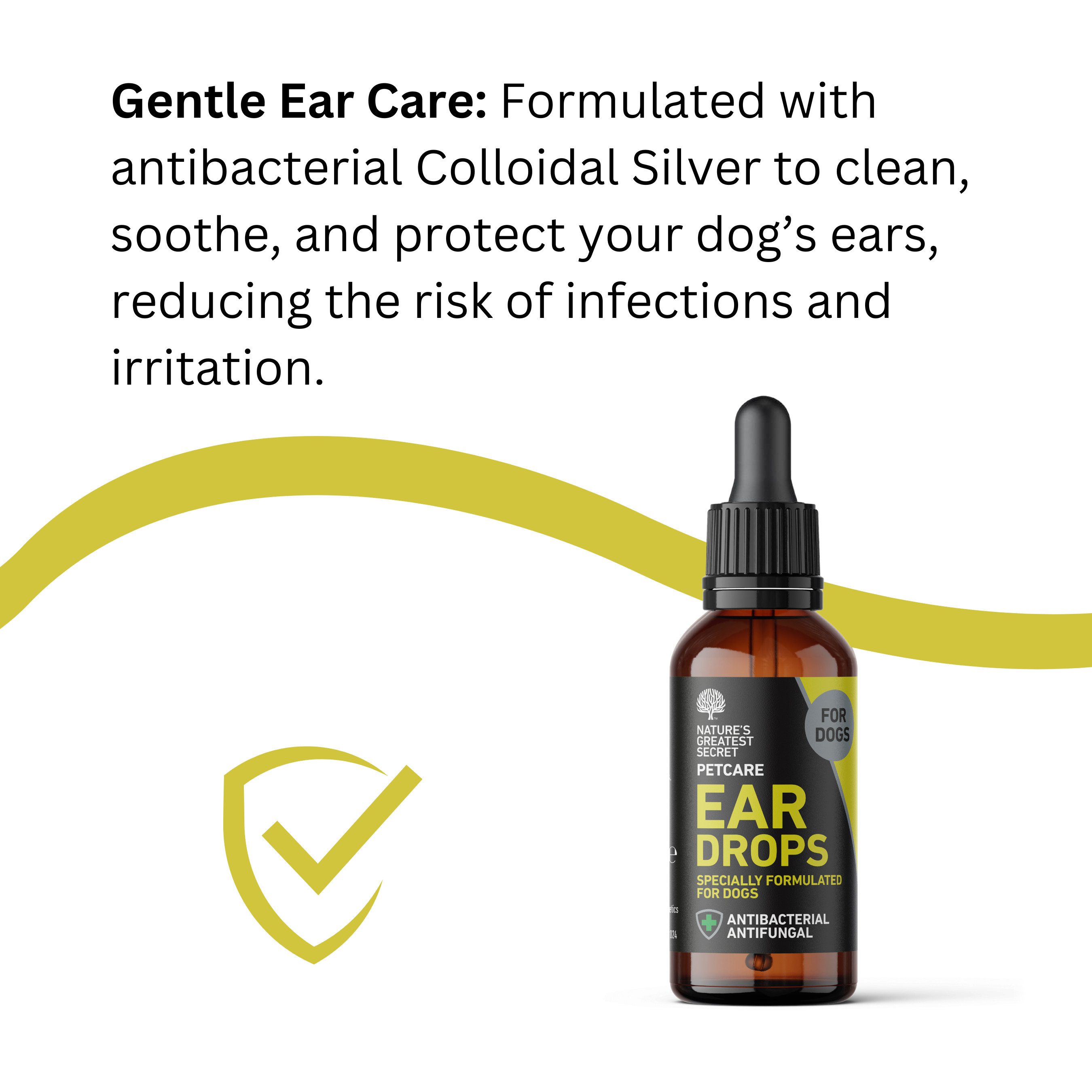 Natures Greatest Secret – wholesale Pet supplement – Dog – Cleansing Colloidal Silver PetCare Ear Drops for Dogs 30ml2