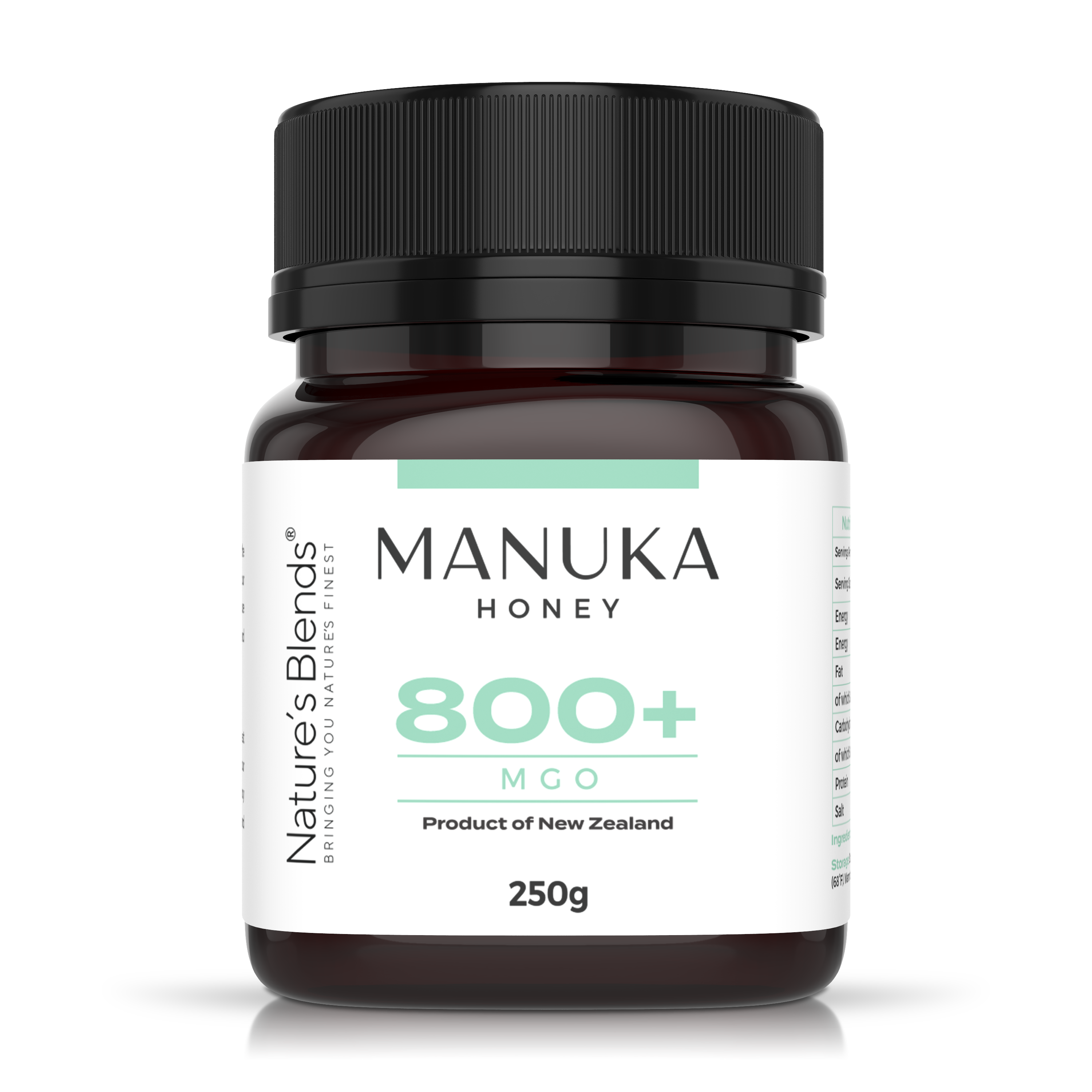 Nature’s Blends - Wholesale Honing - Manuka Honing 800+ MGO 250g0