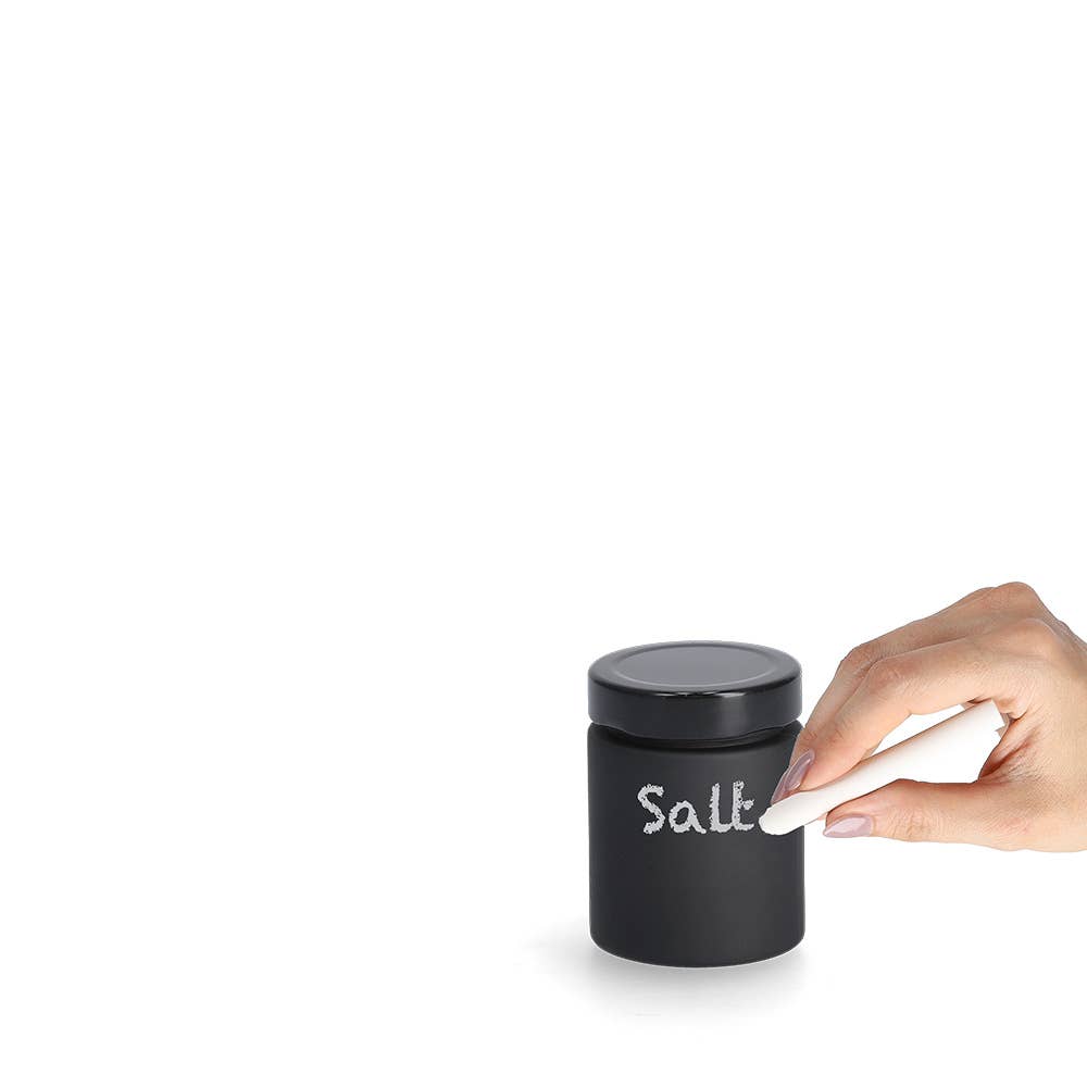 Spice jar M. Metal lid, 150 ml, Black for wholesale on Faire2