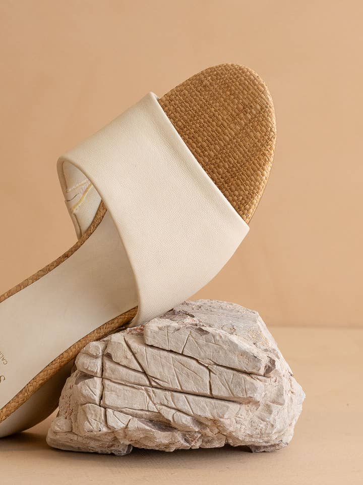 The Paloma Beige | Low Heeled Sandal for wholesale on Faire2