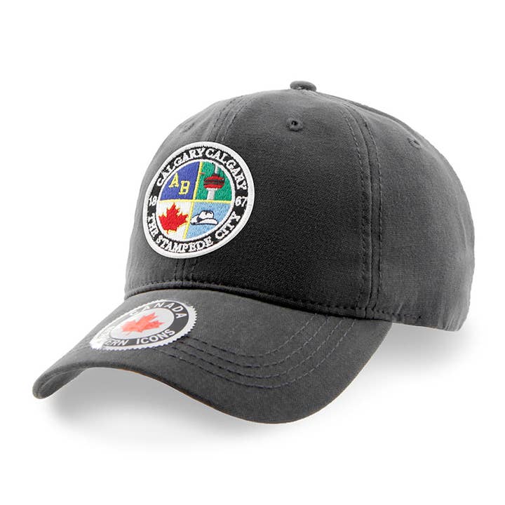 Calgary Iconic Patch Baseball Cap for wholesale by Northern Icons Canada