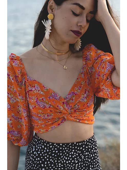 Carolina Emme - Wholesale Blouse - Women's - Granita - Knot Cotton Top6