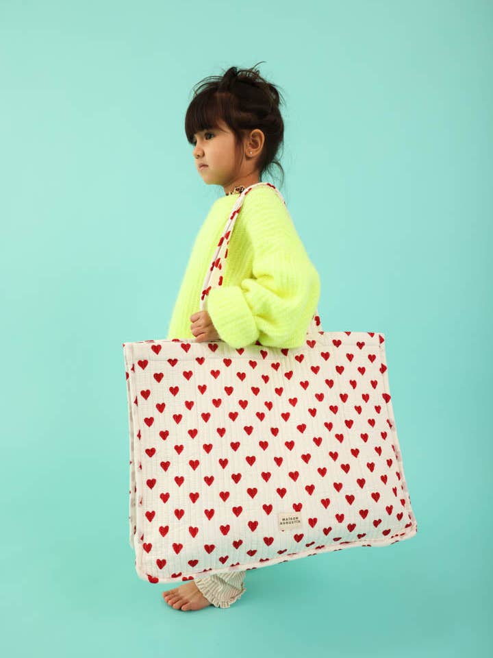 Love cherry tote for wholesale by Maison Augustin