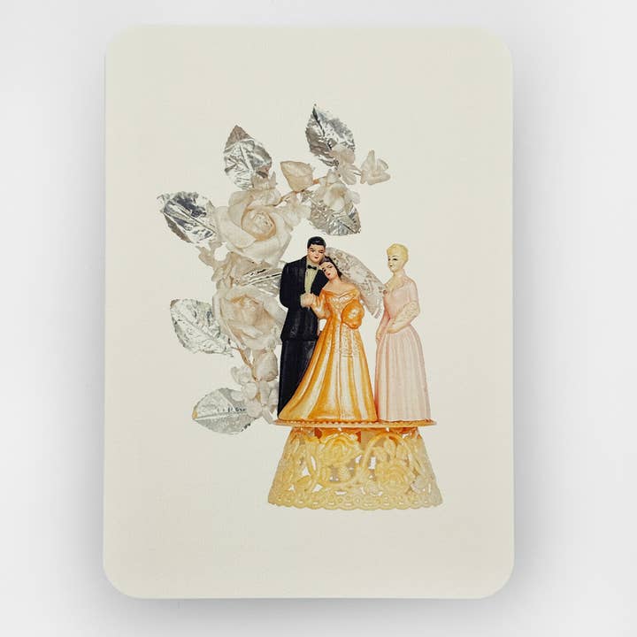 Canonbury Press – wholesale Wedding card – Wedding Cake Topper No.2 Greeting Card | Engagement