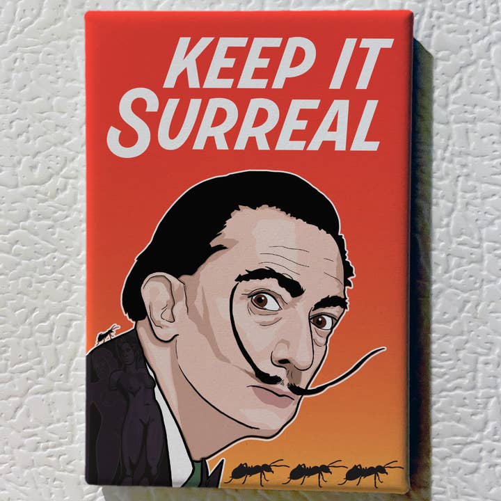 The Red Swan Shop – Engroshandel Magnet – Salvador Dali souvenir magnet - Keep It Surreal