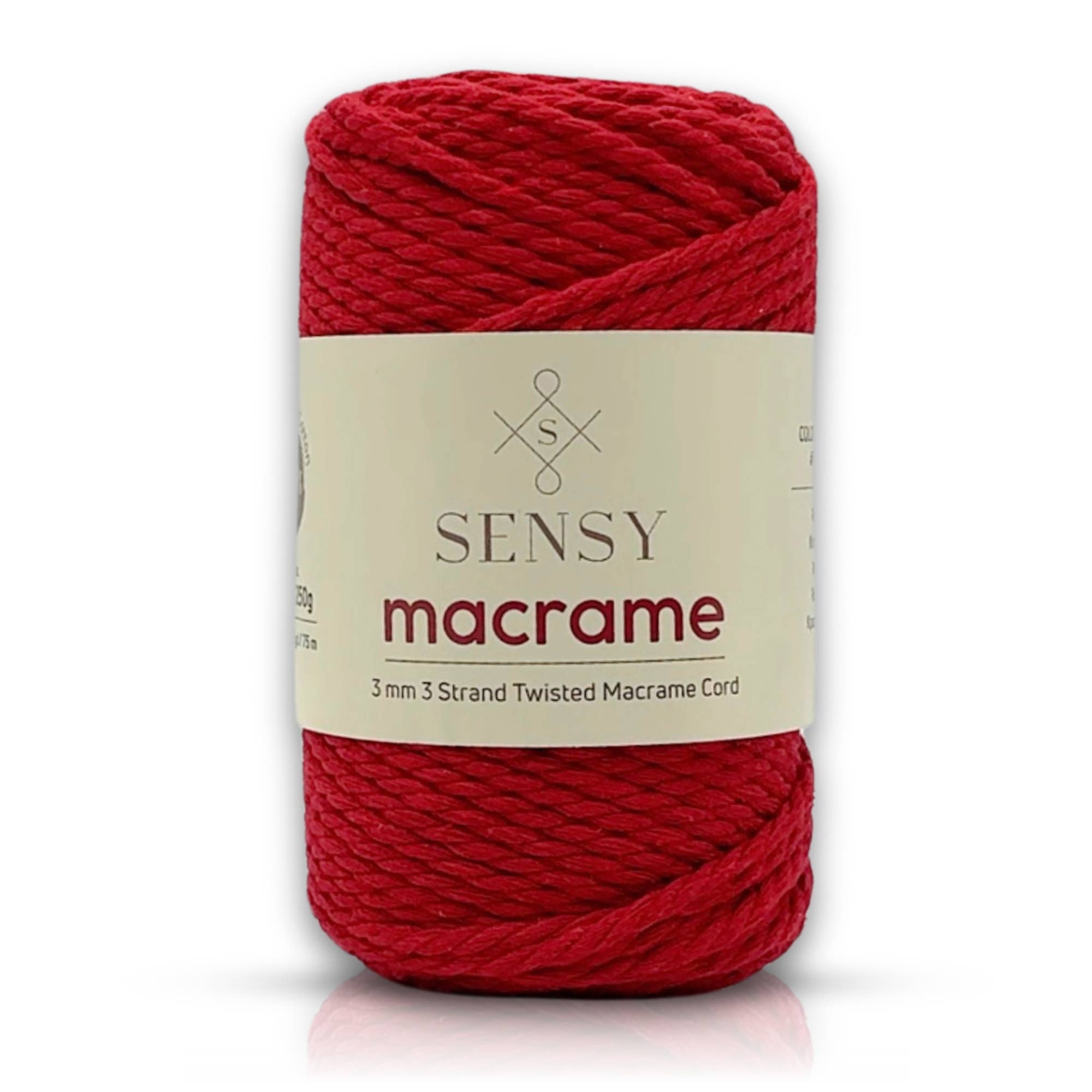 Sensy - Wholesale Yarn - Sensy Premium 3mm - 100% Cotton 3 Strand Twisted Macrame19