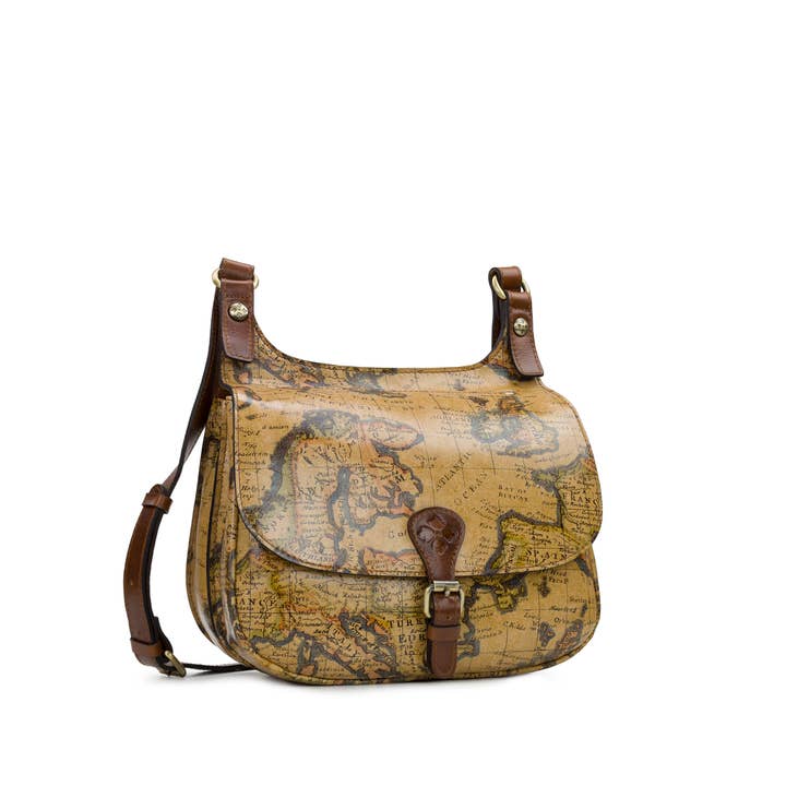 Patricia Nash - Wholesale Crossbody Bag - Women's - Patricia Nash London Saddle Bag - European Map