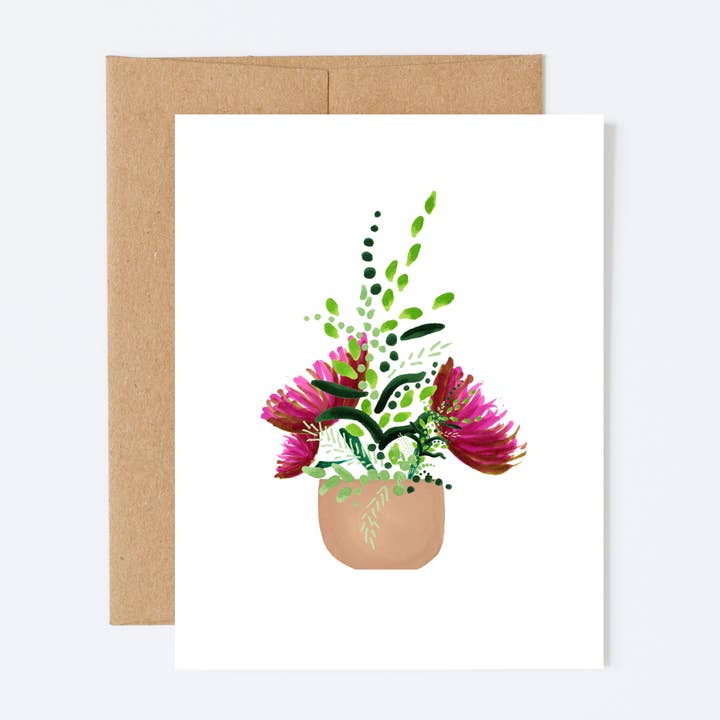 Potted Plant - Set di biglietti di auguri in scatola per la vendita all'ingrosso da parte di Shortpockets