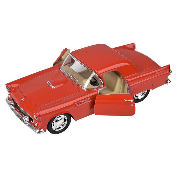 La Luna Bella - Toys – Großhandel Spielzeugauto – Kinder – 5" Druckguss Rückziehauto 1955 Ford Thunderbird - LLB Toys4
