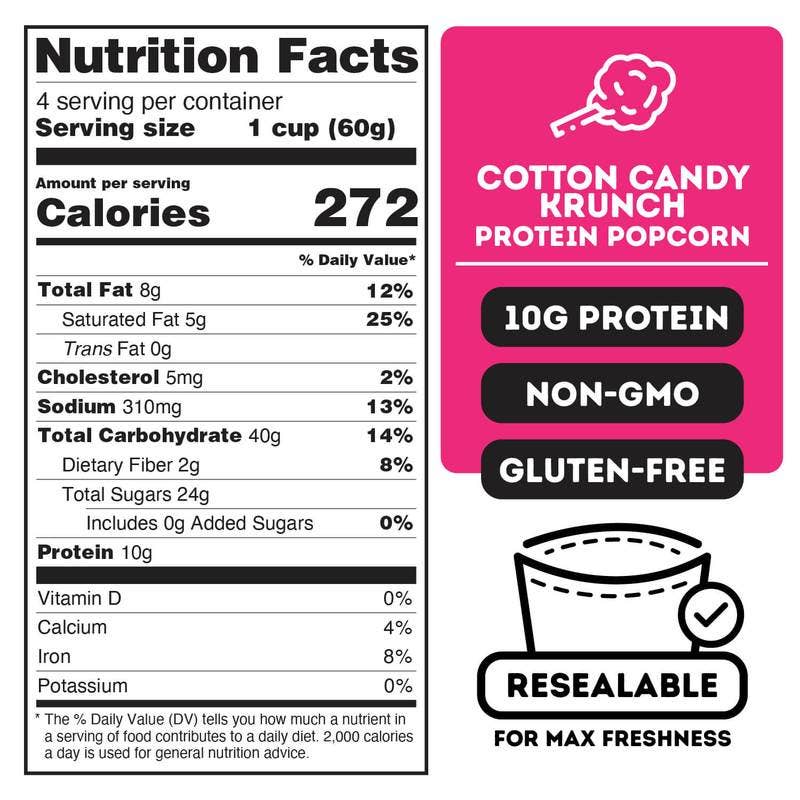 ICON Meals - Vendita all'ingrosso Popcorn - Filato Candy Krunch Protein Popcorn3