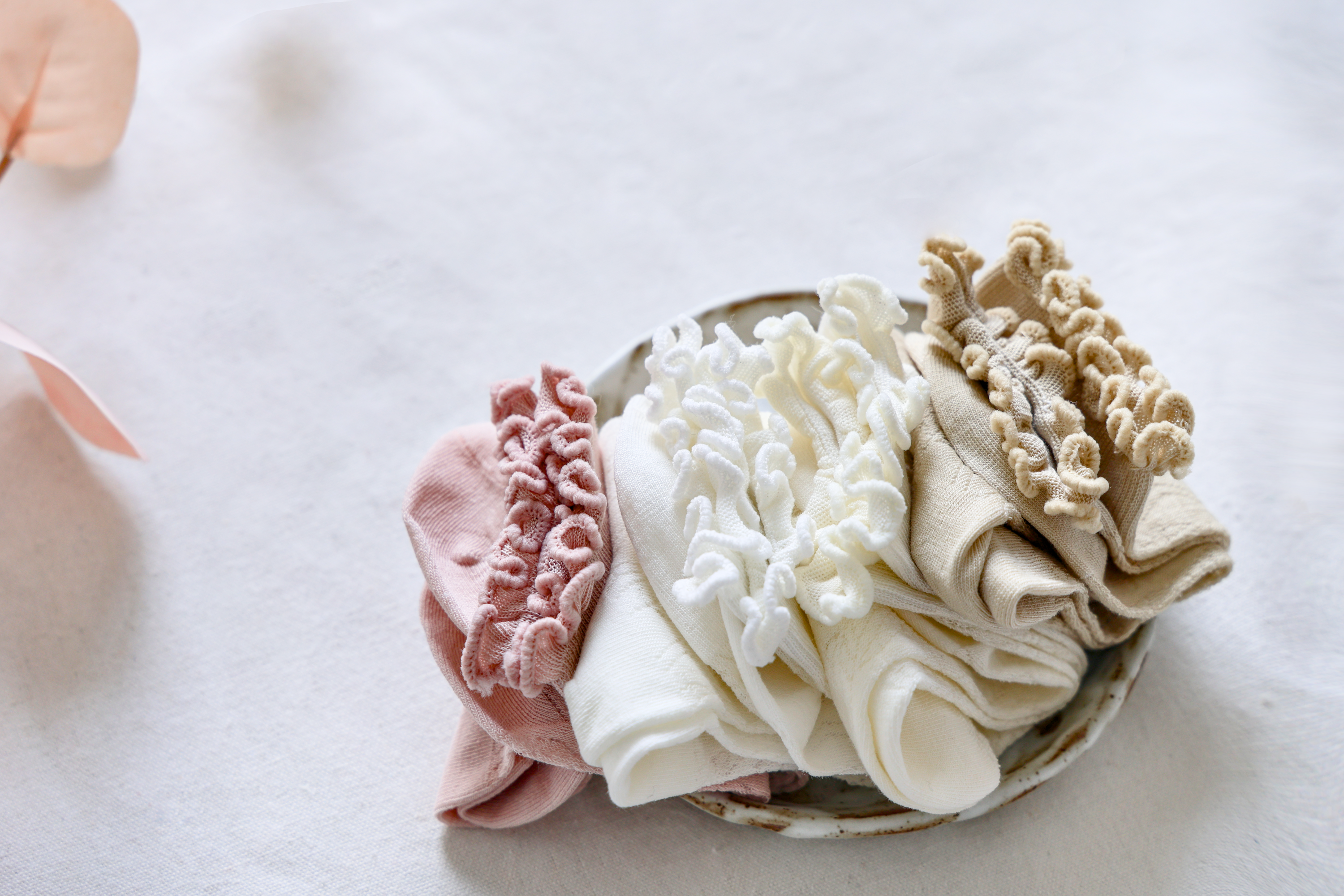 Happy Knits – wholesale Socks – Women's – Women's Ruffle Mesh Cotton Socks - Retro & Breathable9