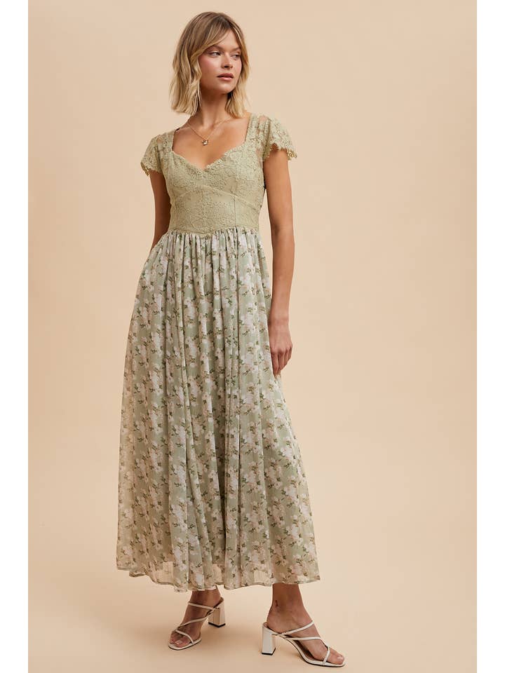 In Loom - Wholesale Jurk - Dames - MAXI-JURK MET GESCHULPTE KANTEN EN CONTRAST5