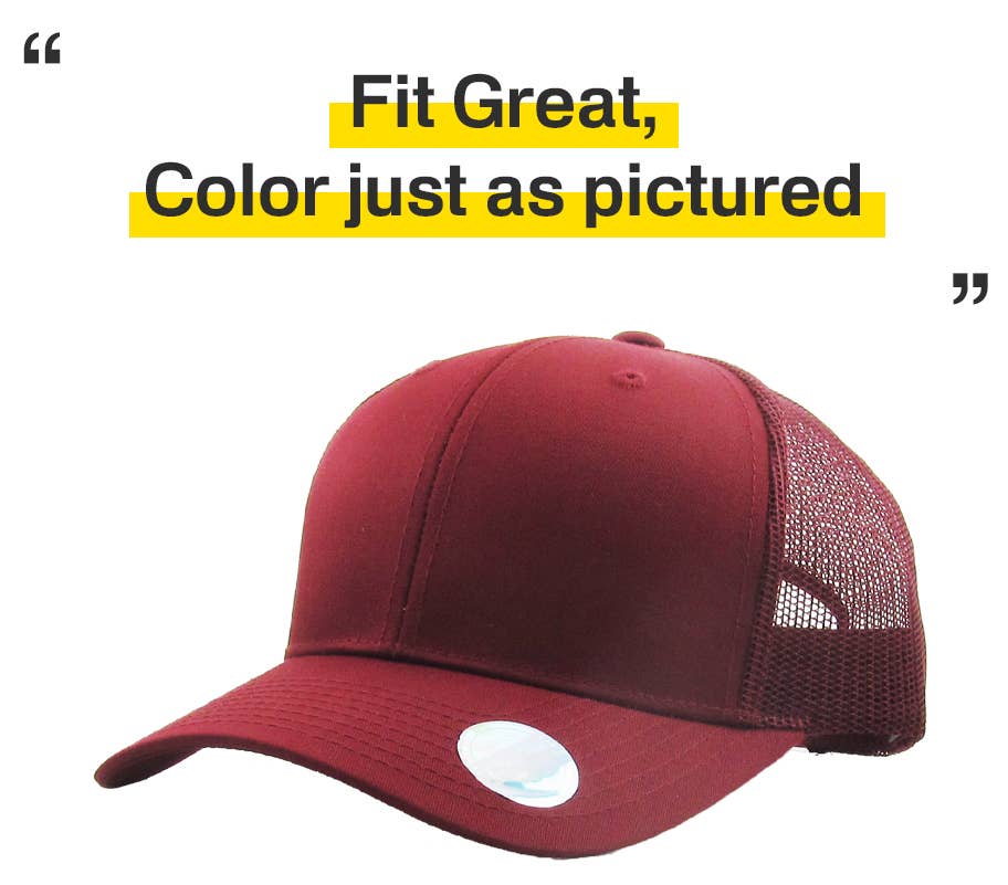 KBETHOS - Wholesale Trucker Hat - Unisex - CLASSIC 6 PANEL MESH BACK34