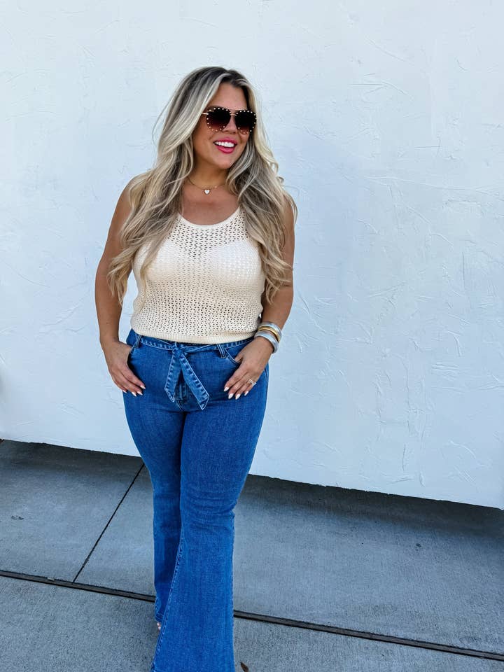 KENNEDY TIE WAIST JEAN for wholesale by BLAKELEY