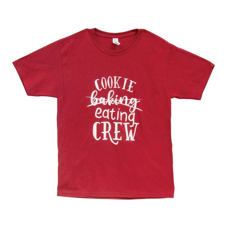 Camiseta Juvenil Cookie Baking Crew - Cardinal - Youth XL por atacado de CWI Gifts