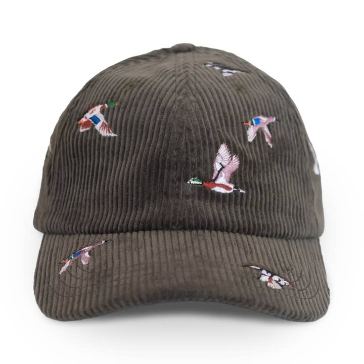 Ducks Corduroy Hat for wholesale by Bird Collective