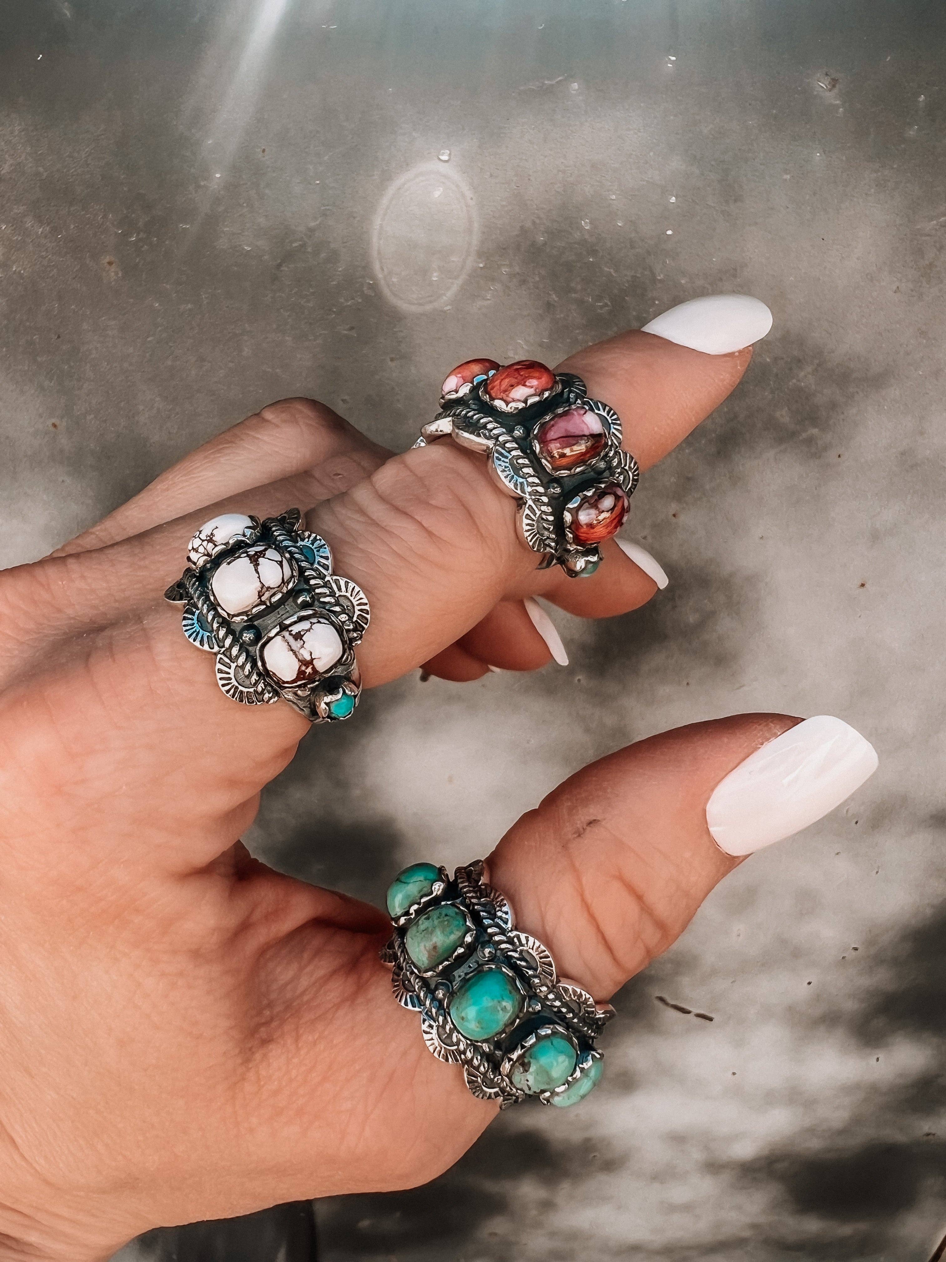 Krush Kandy – wholesale Cocktail/statement ring – Wildest Dreams Sterling Silver Ring4