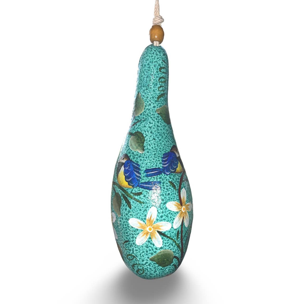 Sanyork Fair Trade – Großhandel Vogelhäuser – Handbemaltes Vogelhaus Kolibri Outdoor Garten Terrasse Deko1