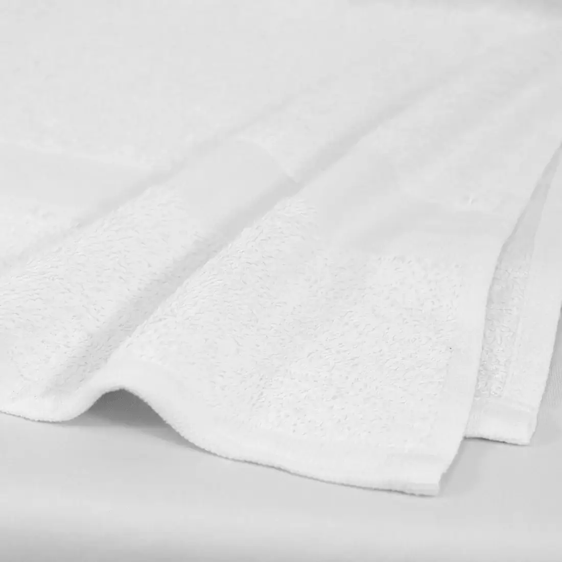 Orimono Elegance - Wholesale Bath Towel - Premium 20x40 |Pack of 12| White Bath Towels – 100% Cotton 4