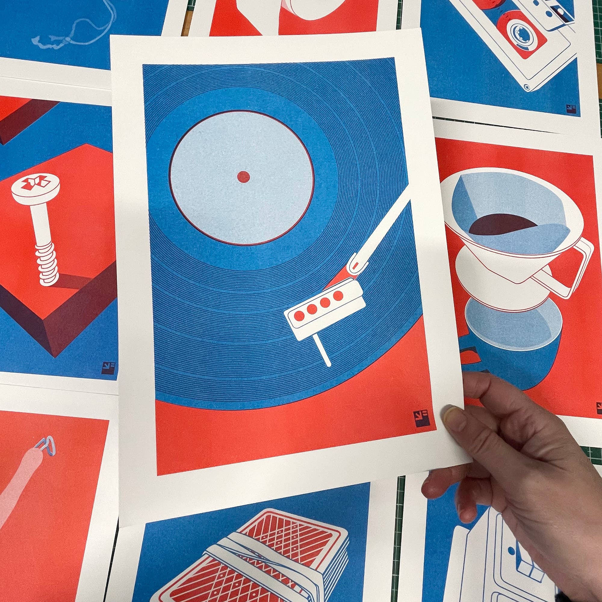 VrijFormaat - Wholesale Art Print - riso print - Vinyl - Extra Ordinary - A41