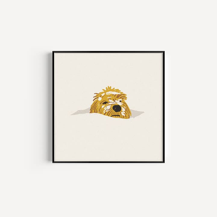 Chien des neiges pour la vente par Natasha Reddy Studio