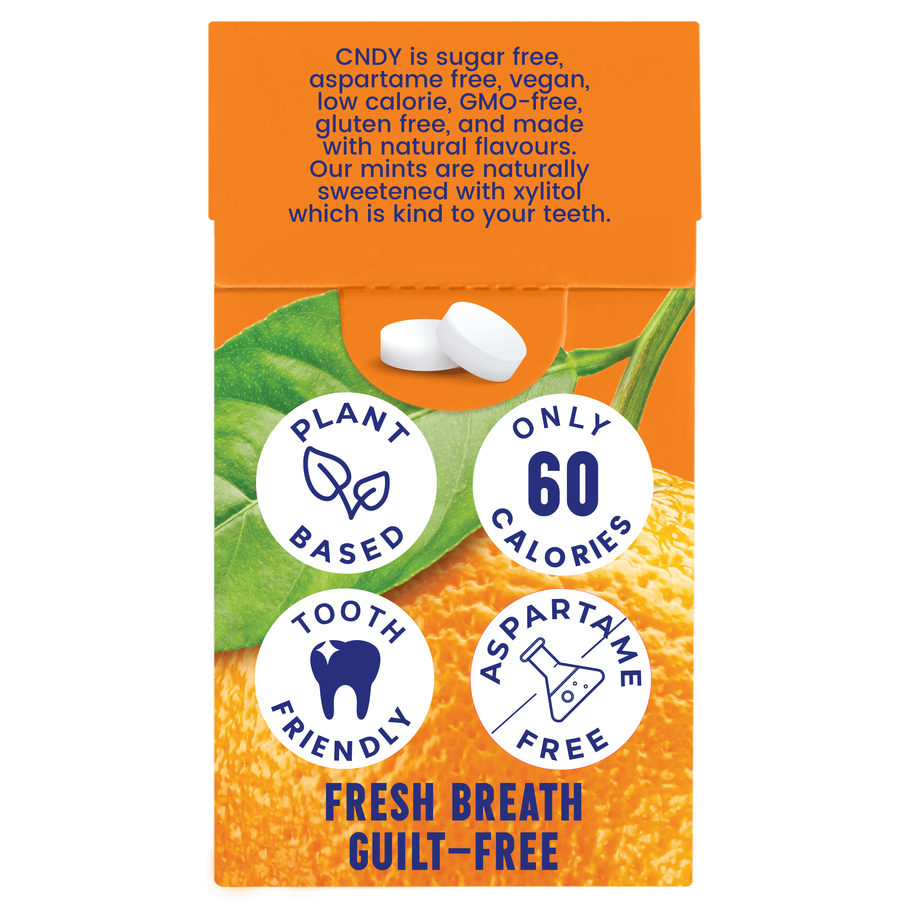 Chewsy – wholesale Mints – CNDY Mints Orange Sugar Free4
