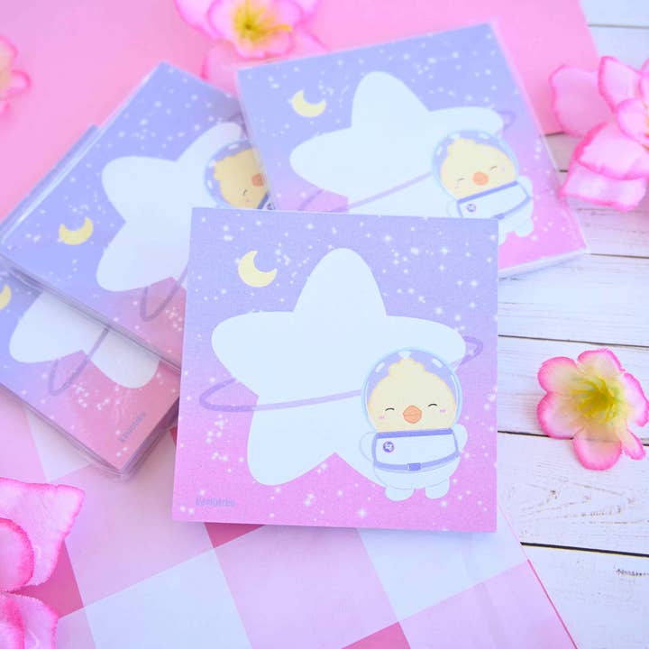 Space Pollito Notizblock, niedliches Kawaii für den Großhandel von Kawineko
