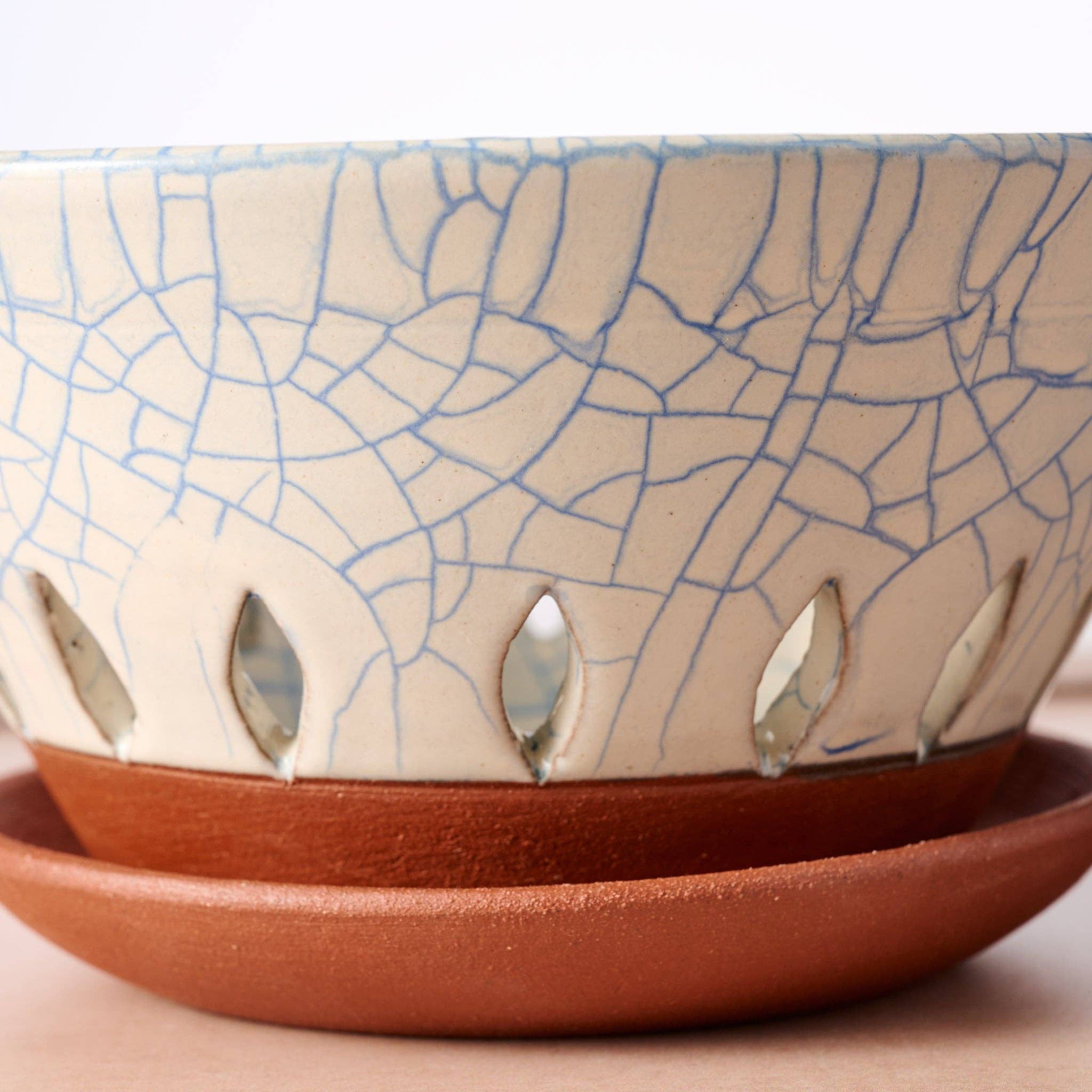 Ten Thousand Villages - Wholesale Bowl - Ciya Blue Crackle Berry Bowl1