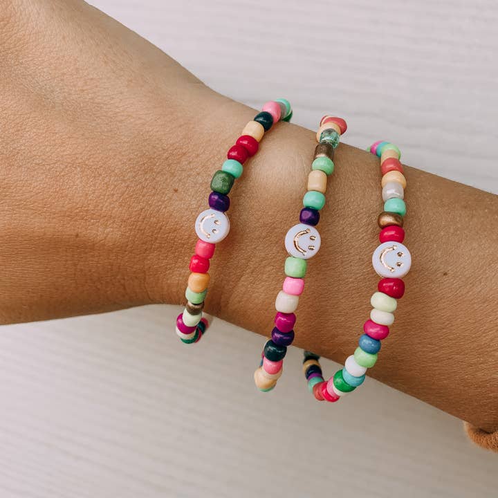 OKAY Smile Bracelet for wholesale by driftaway jewelry