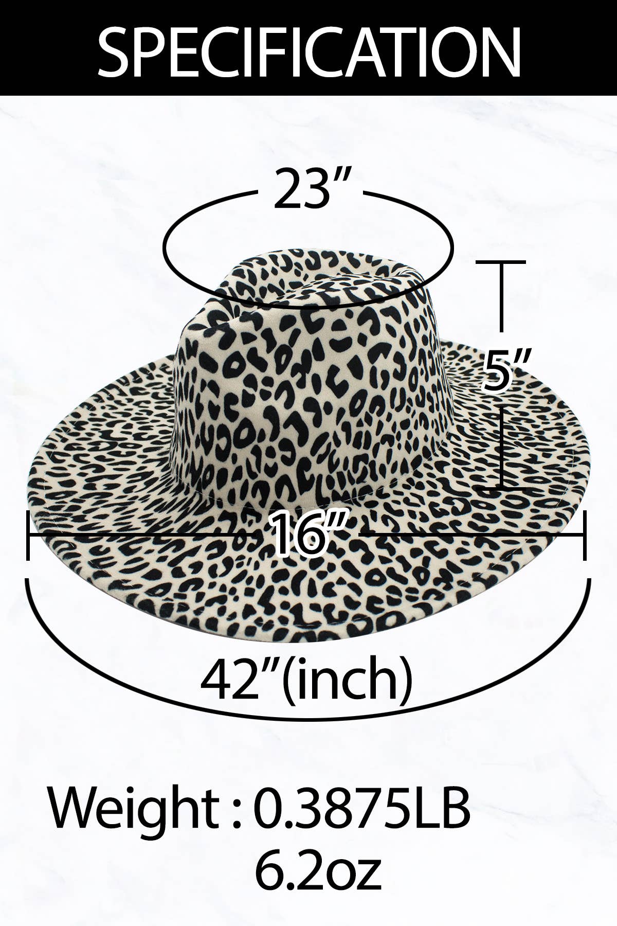 Suzie Q USA - Wholesale Fedora - Women's - leopard print Fedora Hats3