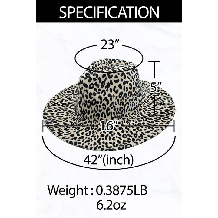 Suzie Q USA - Wholesale Fedora - Women's - leopard print Fedora Hats3