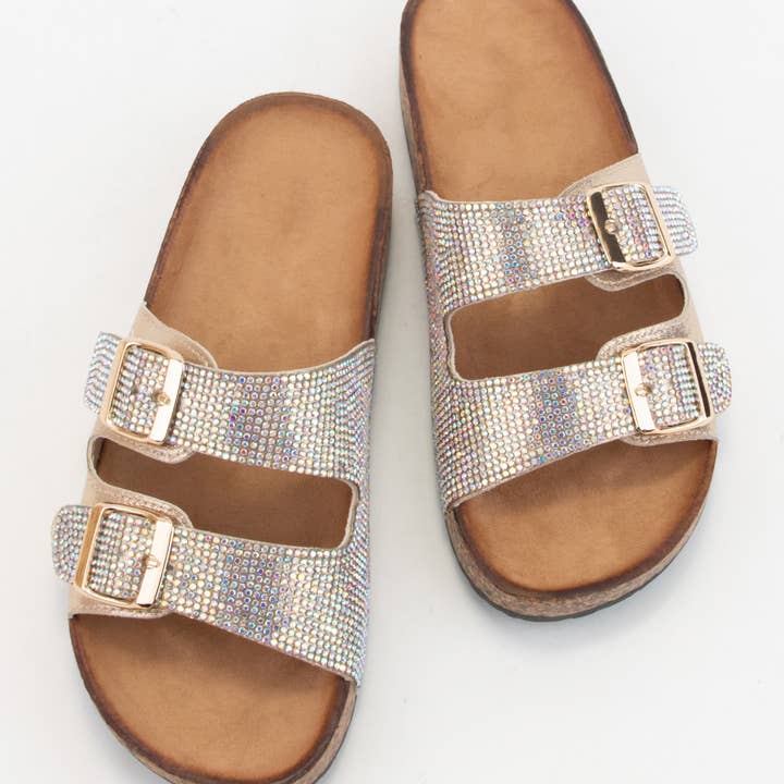 JEWELED BIRKENSTOCK SLIDE and other Purchase Wholesale birra. Free Returns & Net 60 Terms on Faire trending on Faire.