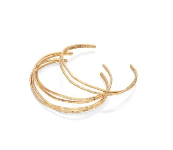 LOKA.HAUS - Vente Bracelet manchette - Bracelet manchette Celestia en or2