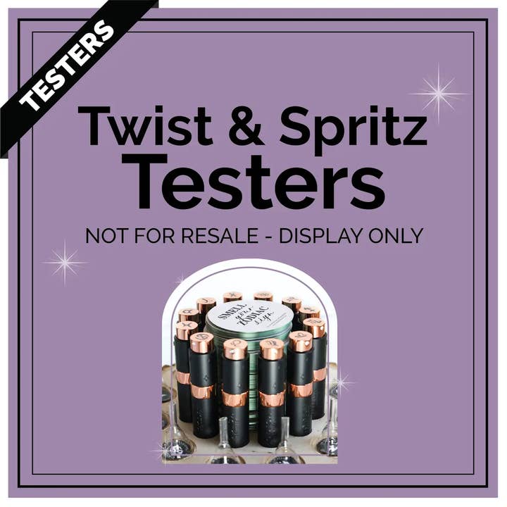 Zodica Perfumery - Wholesale Perfume/Eau de Toilette - POP Twist & Spritz Display Refill NOT FOR RESALE