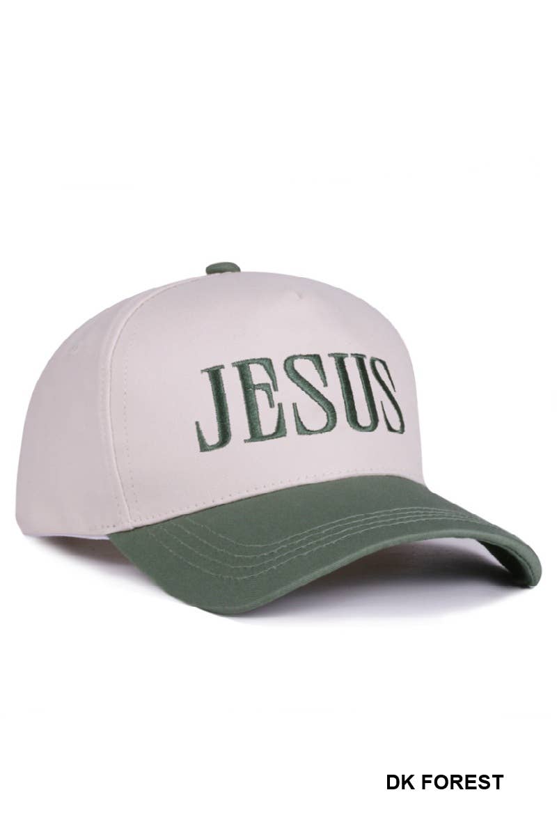 42POPS - Wholesale Baseball Cap - Women's - ,....1028 Jesus two tone canvas cotton cap SI-289896