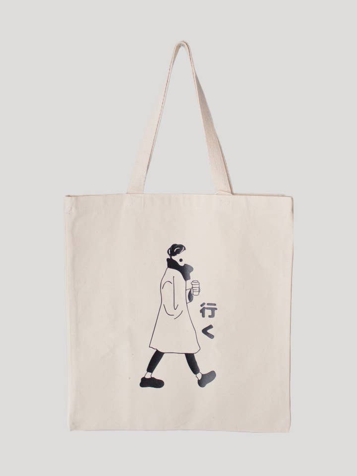 行く Go Places Canvas Tote Bag for wholesale by Studio Haru