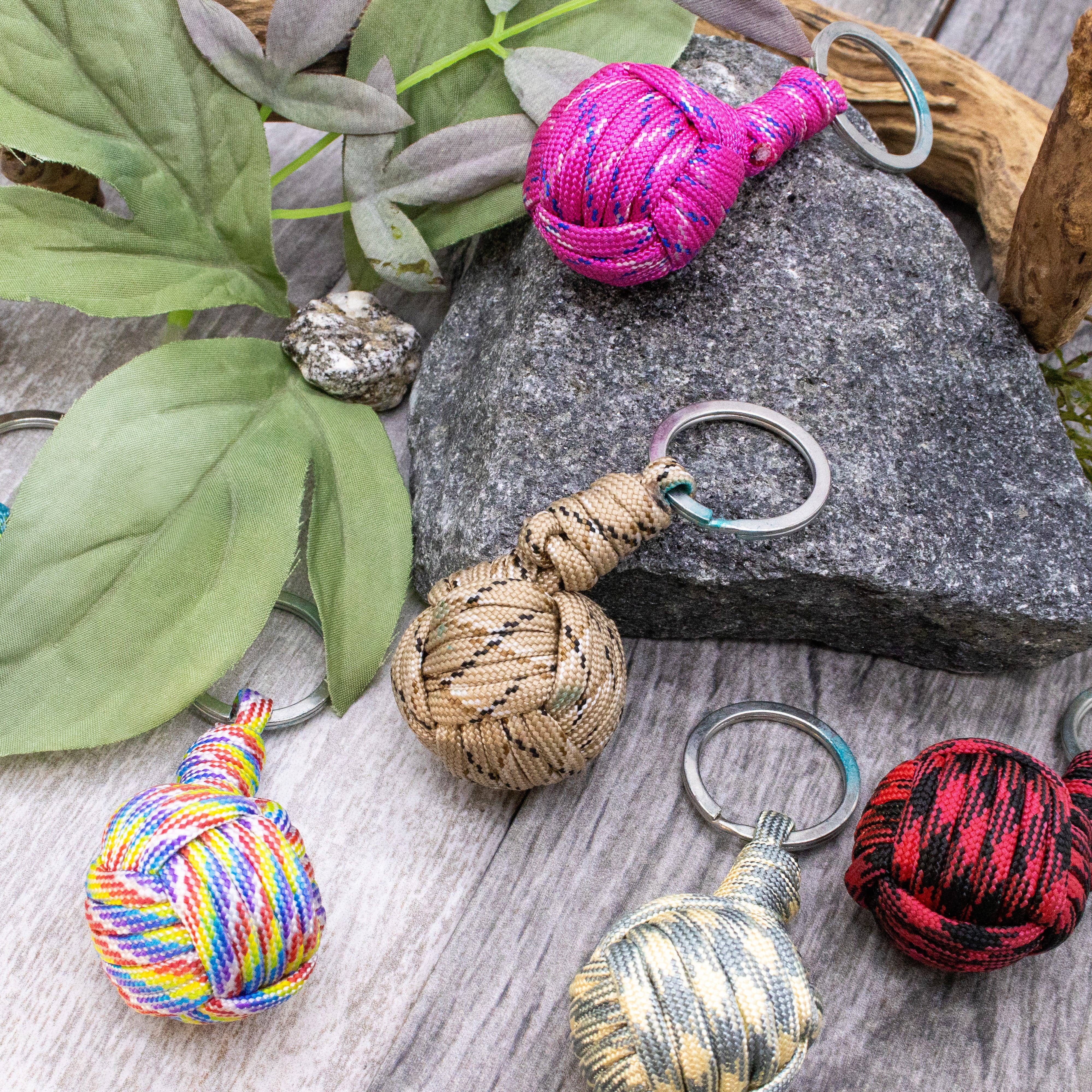 Natalia - Vente Porte-clés – unisexe - Porte-clés en paracorde - Lot de 124