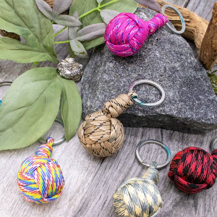 Natalia - Vente Porte-clés – unisexe - Porte-clés en paracorde - Lot de 124